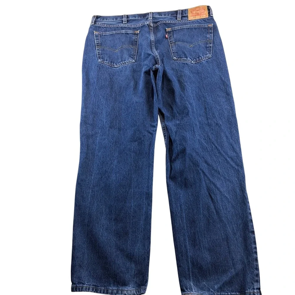 Levi's 550 Relaxed Fit Jeans Mens 40x32 Dark Indigo Blue Denim